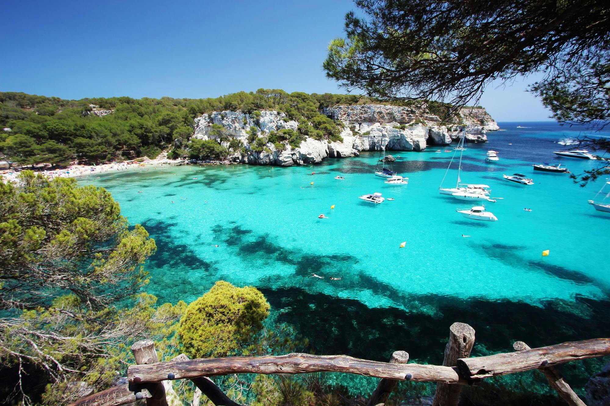 South-west Menorca cruise with paella lunch