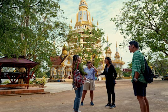Visite de la ville de Krabi et du temple de la grotte du tigre