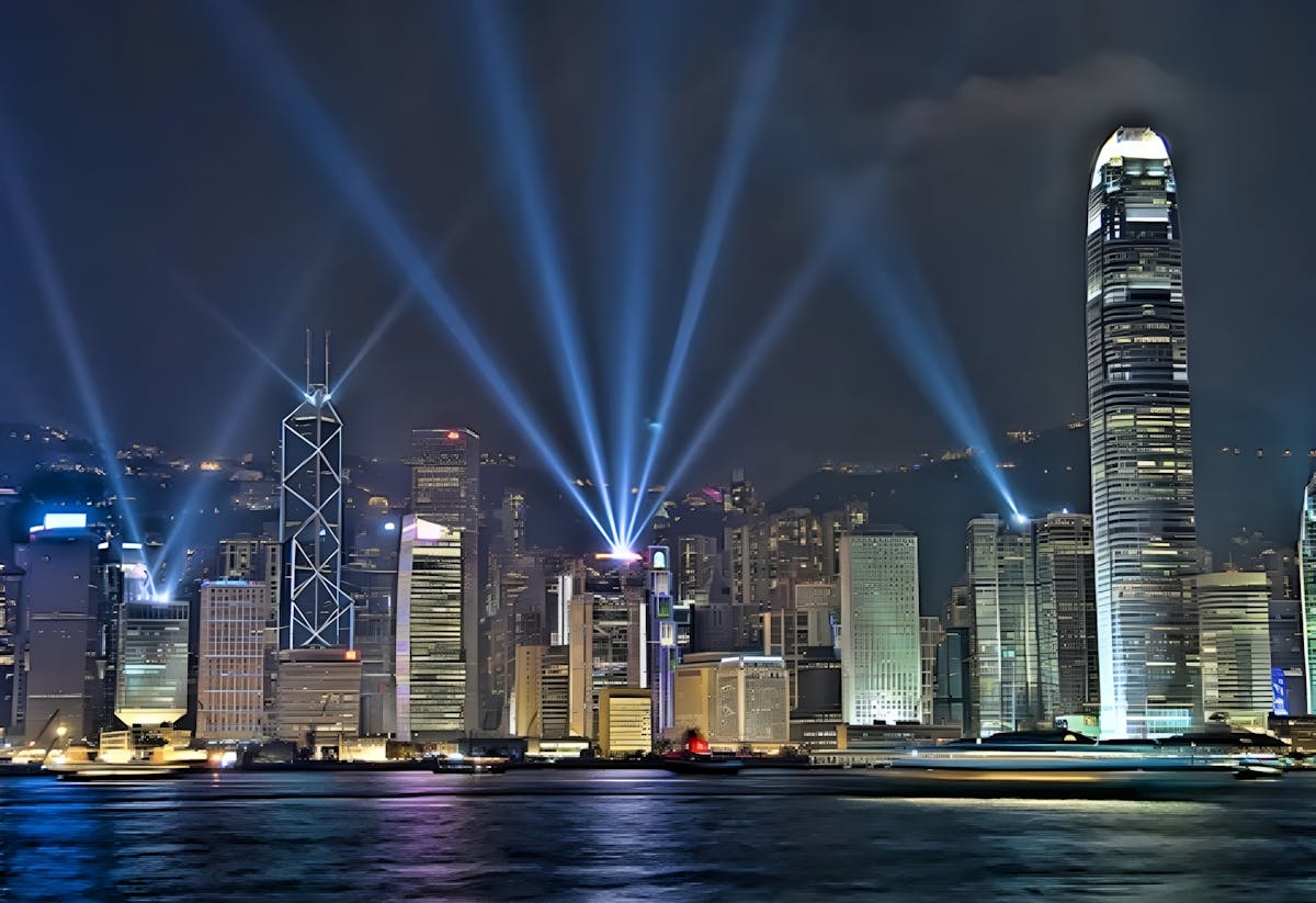 Hongkong-Nachttour mit Peak Tram und Symphony of Lights