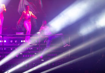 Familienfreundliche Coco Bongo Sunset Show in Cancun