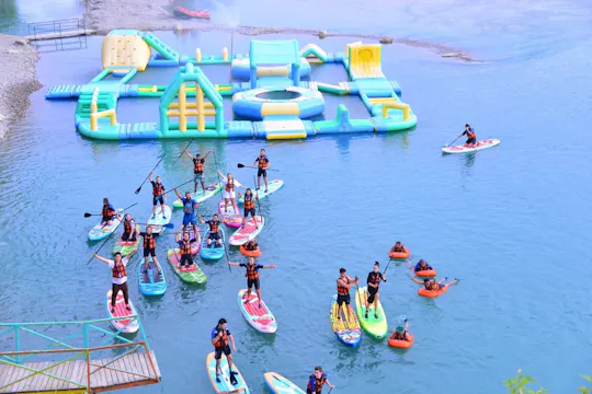 Aqua Fun Park with buggy safari, rafting and paddle-boarding