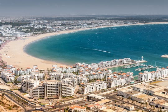Visita guidata di Agadir, funivia e Crocoparc da Marrakech