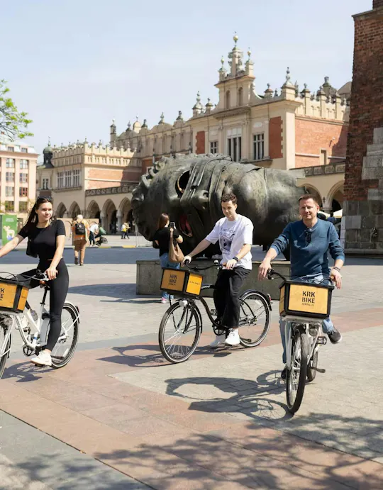 Geführtes Fahrradabenteuer in der historischen Altstadt von Krakau