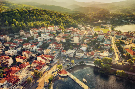 Halkidiki boat trip with Neos Marmaras visit, swimming and lunch