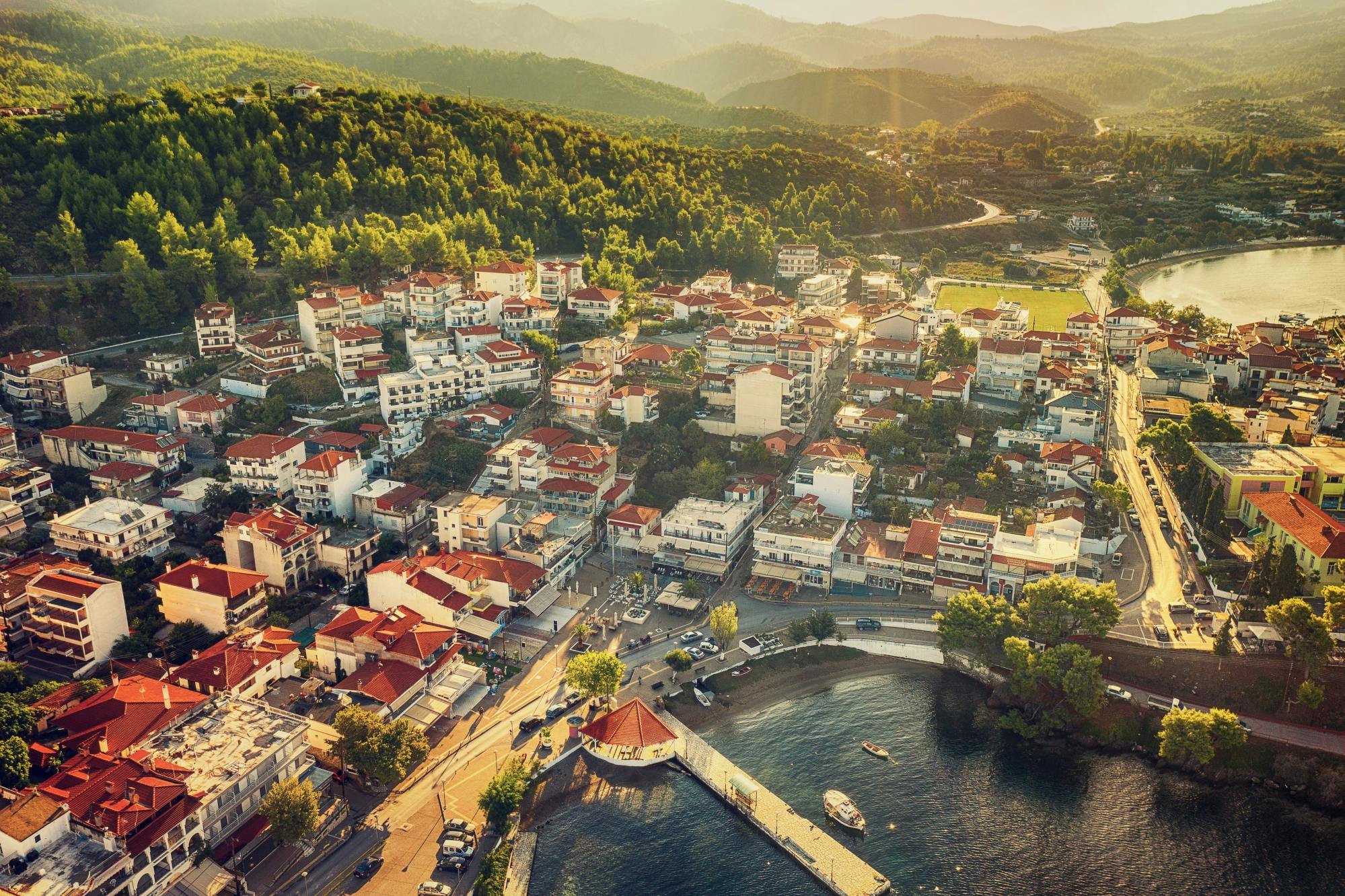 Halkidiki boat trip with Neos Marmaras visit, swimming and lunch