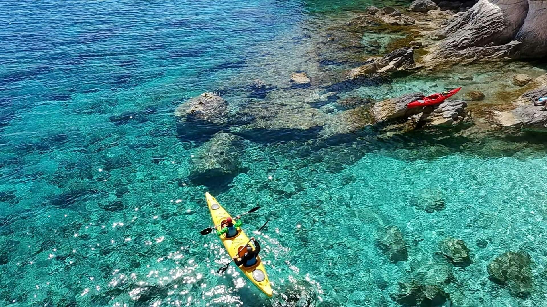 Half-day sea kayaking tour in Zante