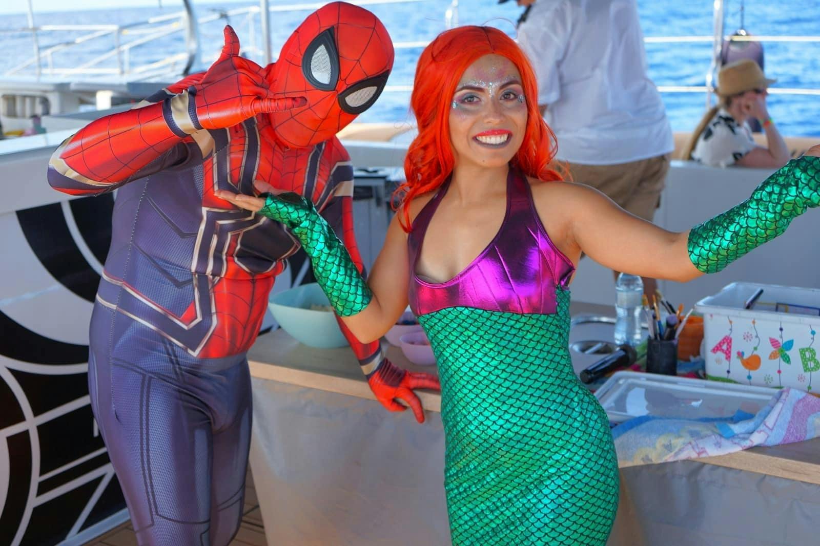 Princess and superhero themed family cruise in Tenerife