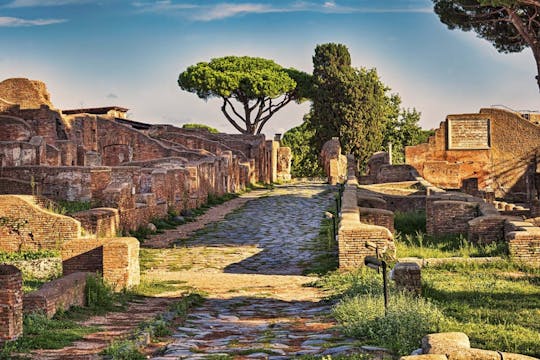 Private day trip to Ostia Antica ruins and beach with transport