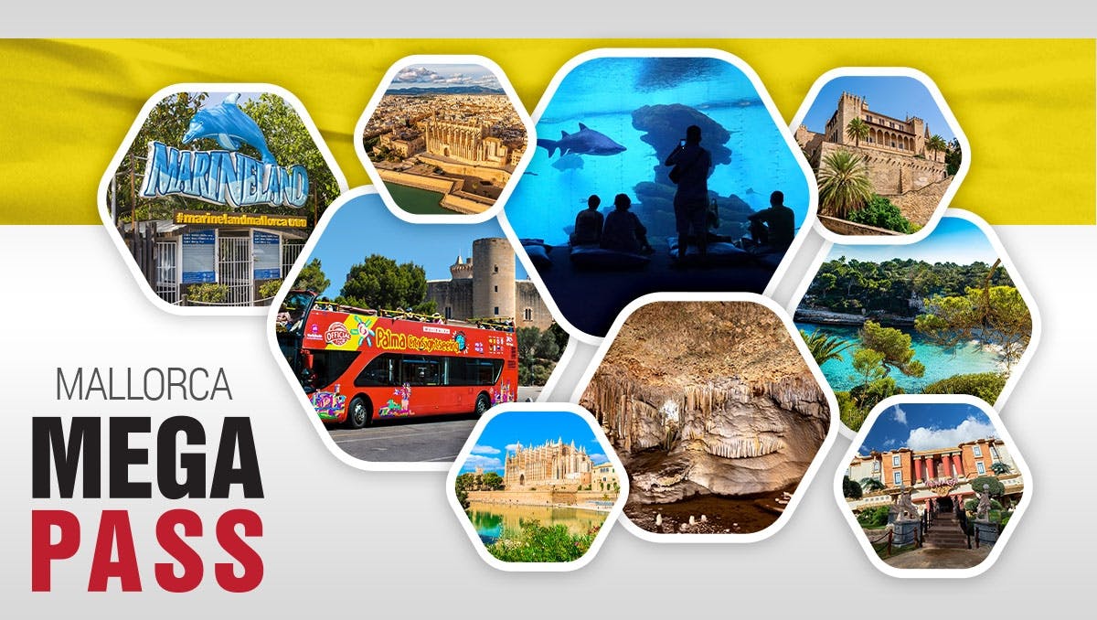 Mallorca 2 top attractions MegaPass with Cathedral of Mallorca