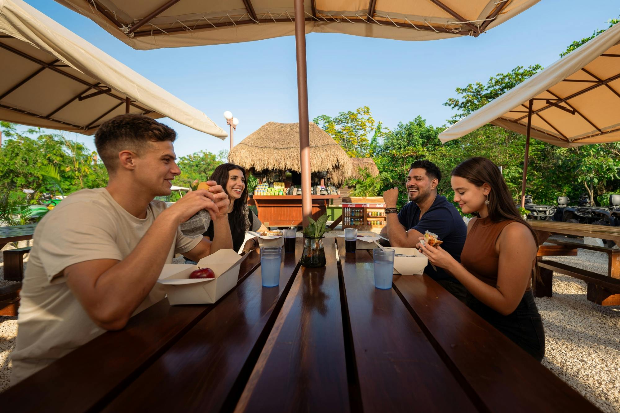 Express ATV jungle tour in Mexico with lunch