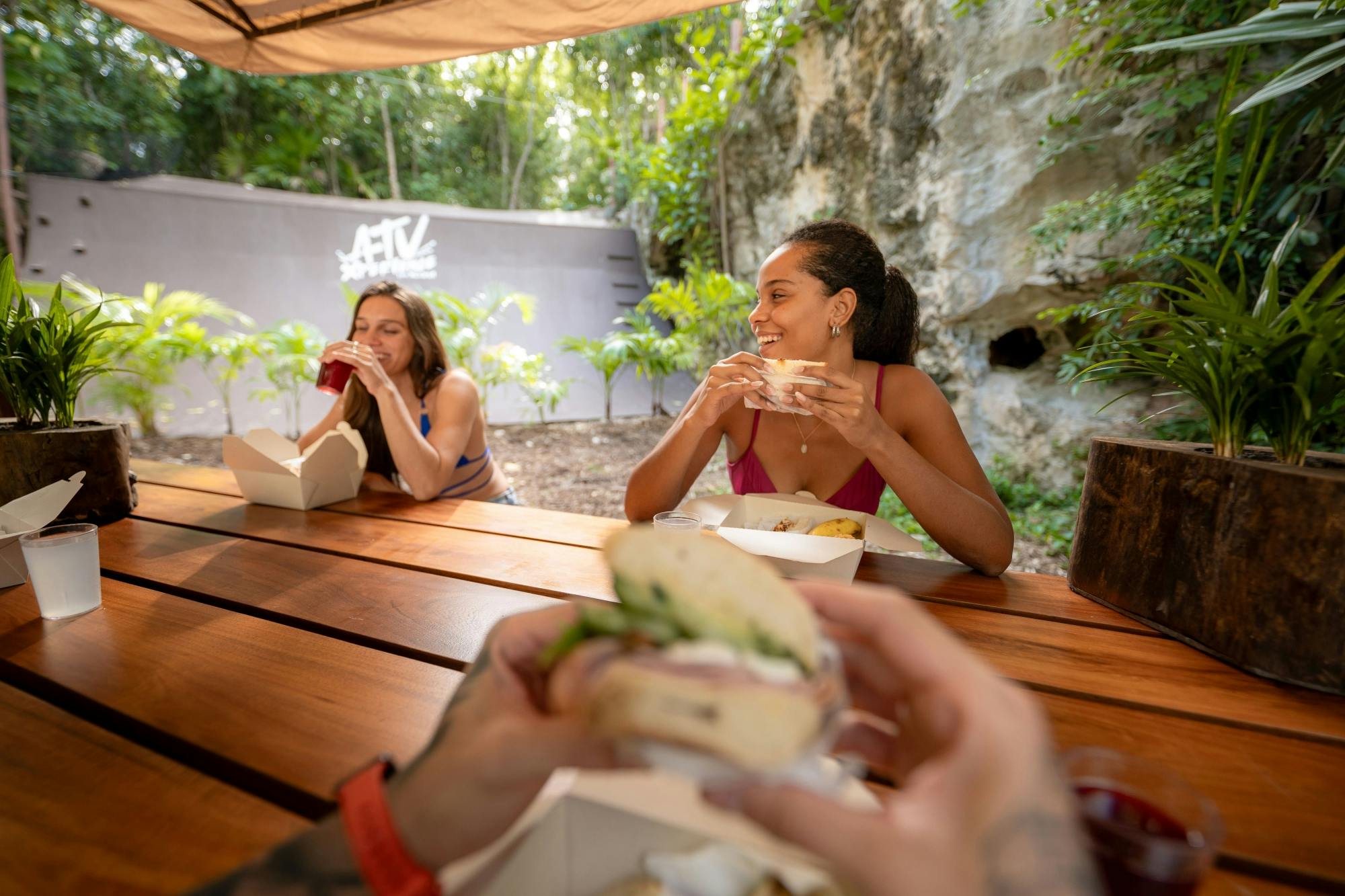 Express ATV jungle tour in Mexico with lunch