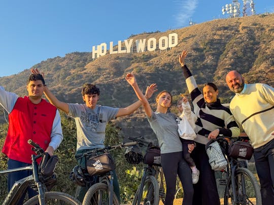 The Hollywood sign electric bike tour