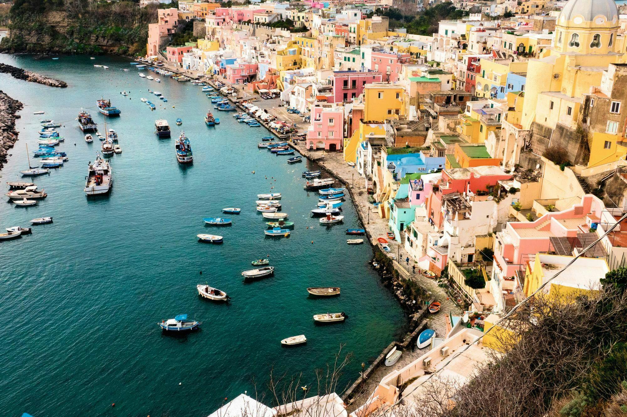 Procida island guided tour with local tasting from Ischia