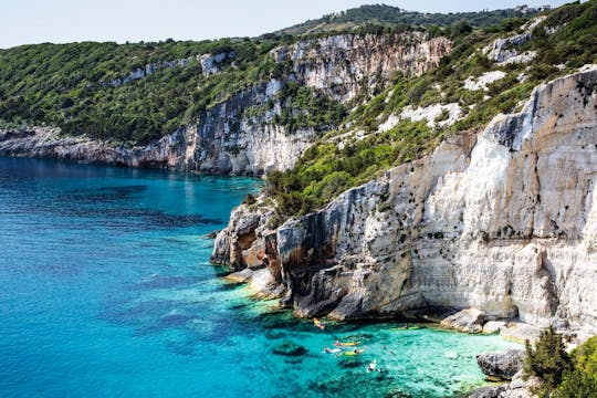 Całodniowa wycieczka łodzią na Zakynthos z Zatoką Przemytników