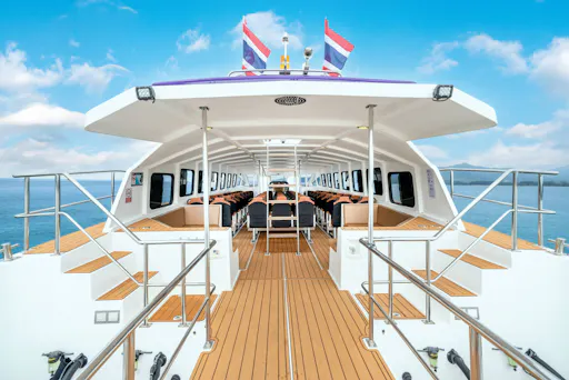 Full-day Phi Phi and Bamboo Islands tour by speed catamaran from Khao Lak