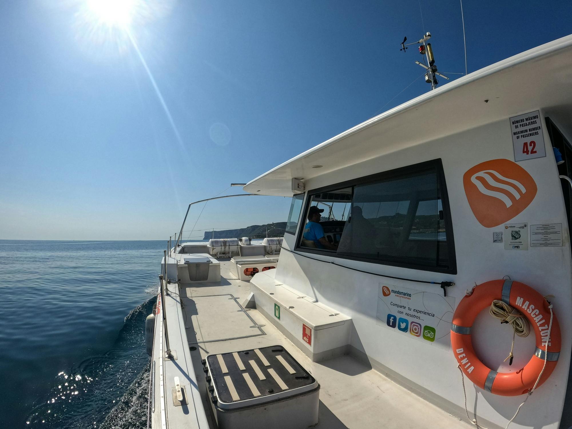Costa Blanca adults-only catamaran party with swimming stops