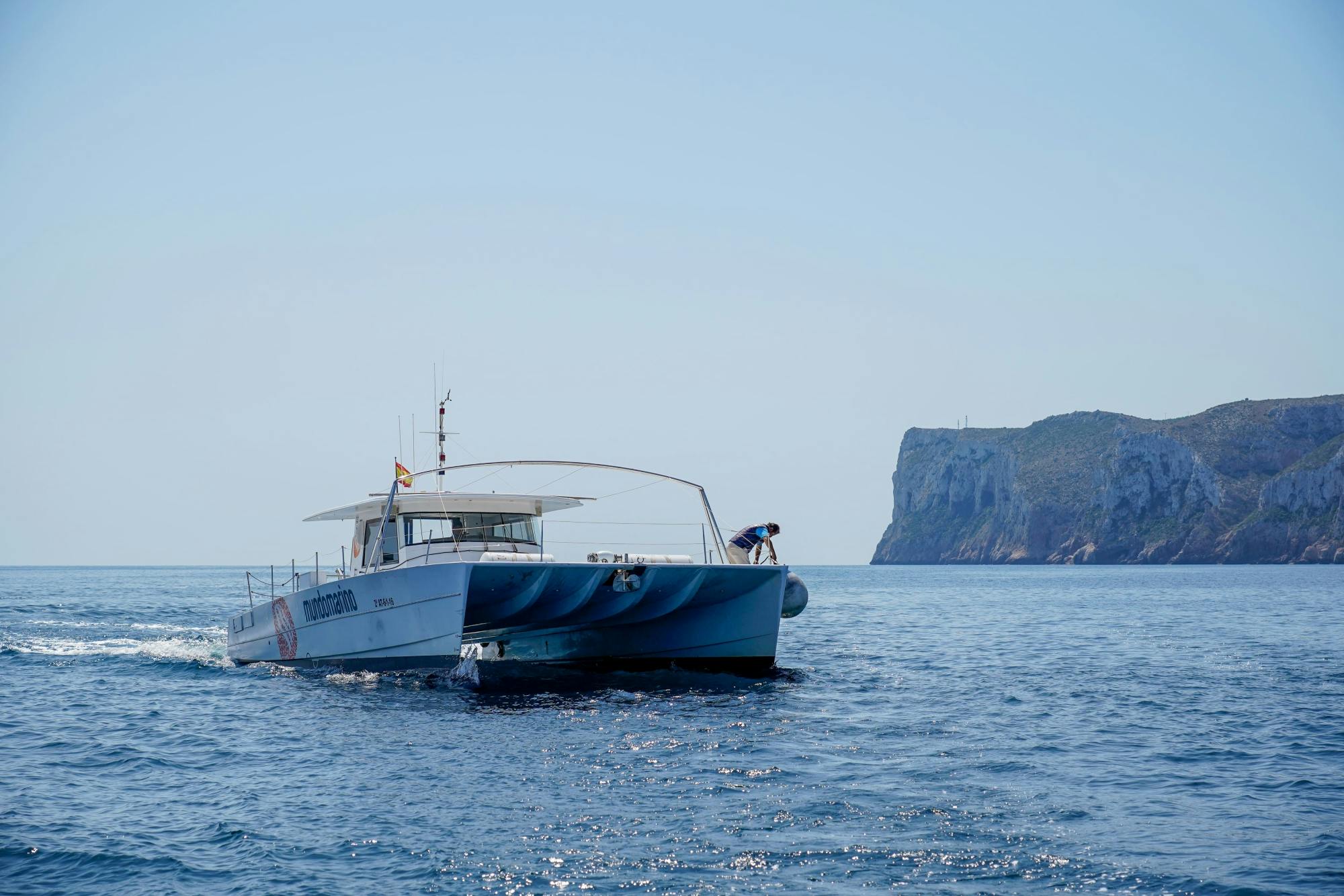 Costa Blanca adults-only catamaran party with swimming stops