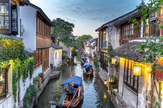 Suzhou Classical Gardens and Water Town visit with pick-up