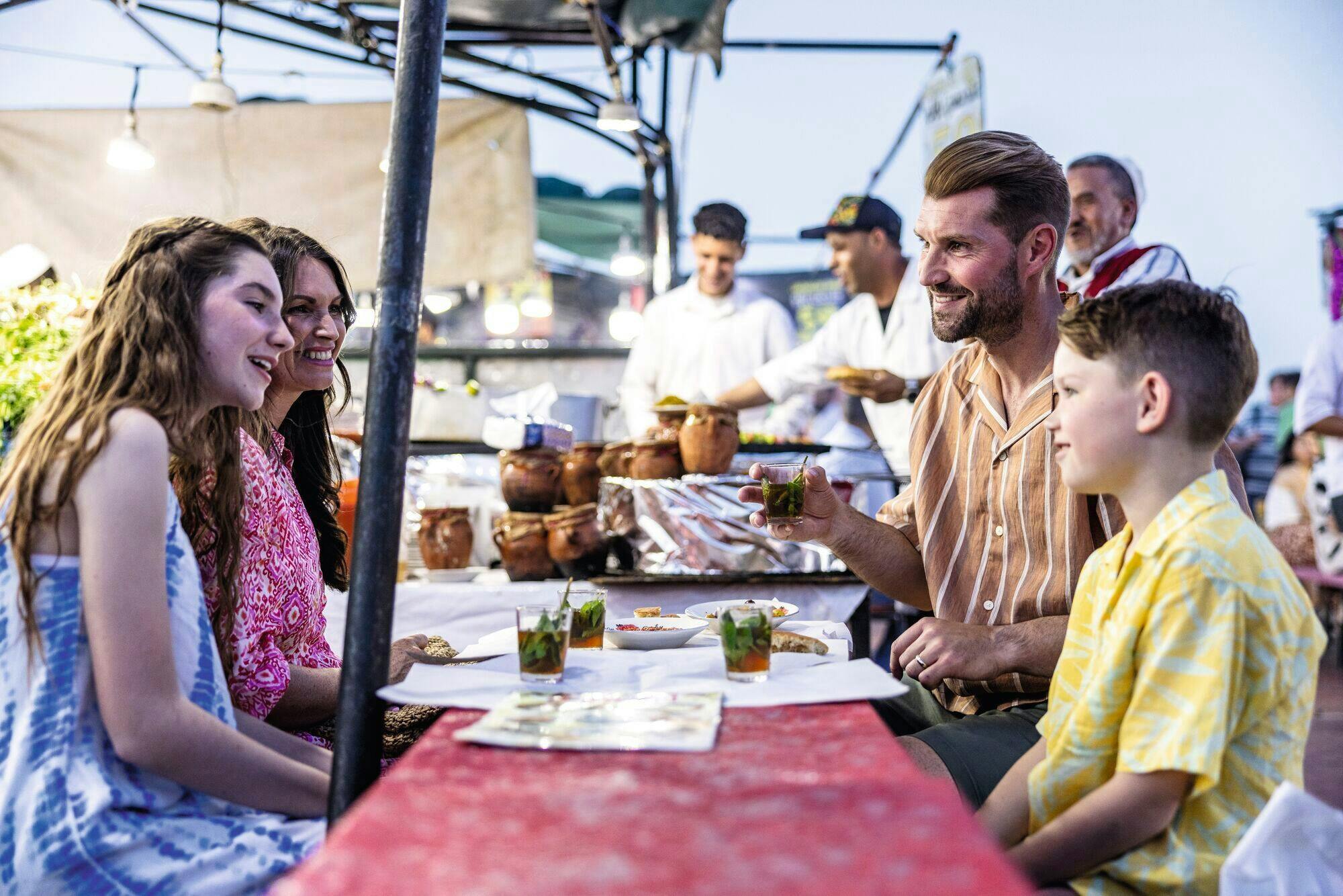 Private horse-drawn carriage tour of Marrakech by night