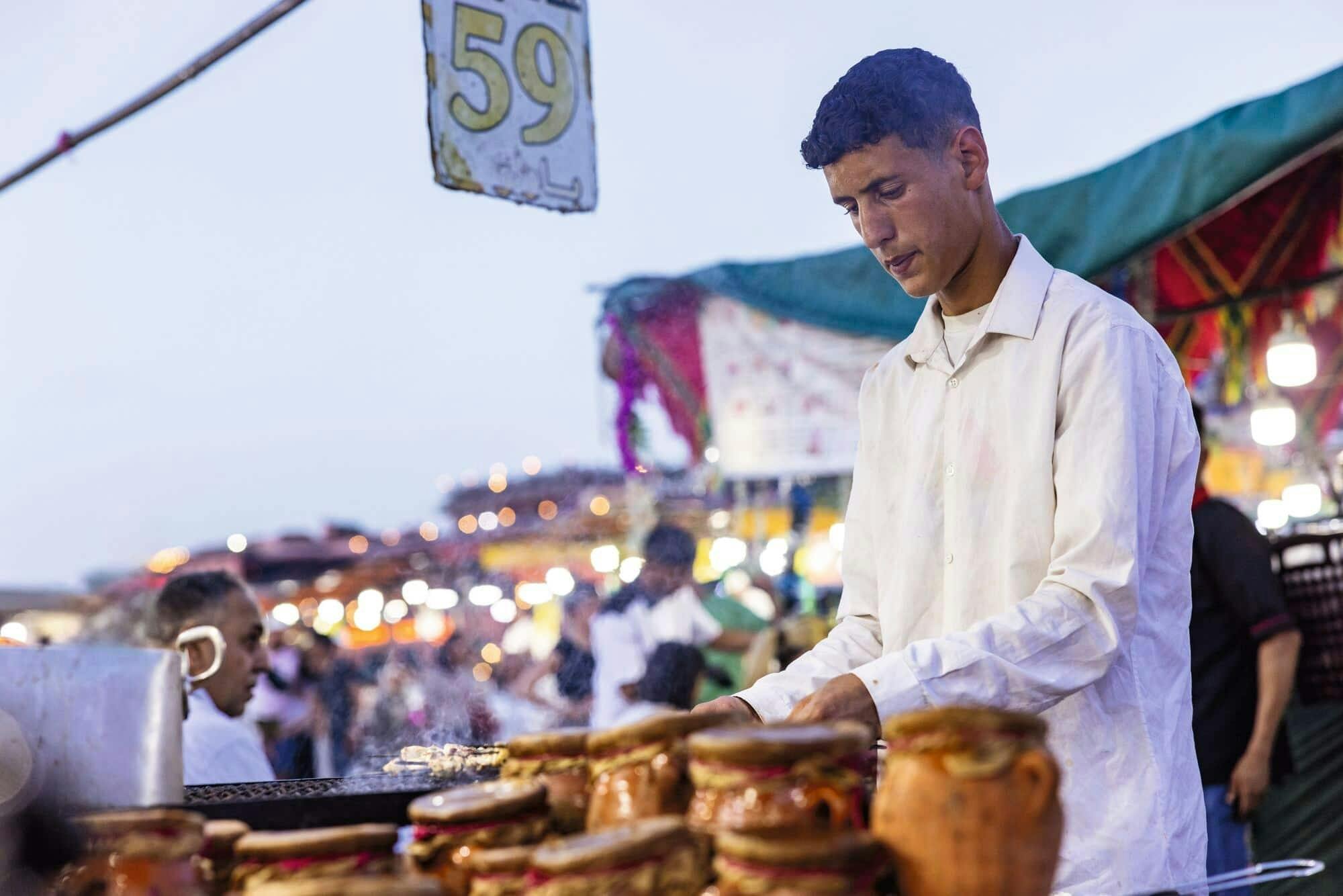 Private horse-drawn carriage tour of Marrakech by night