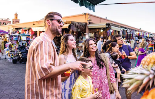 Private horse-drawn carriage tour of Marrakech by night