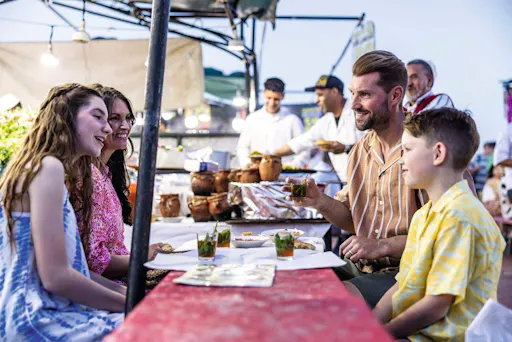 Private horse-drawn carriage tour of Marrakech by night