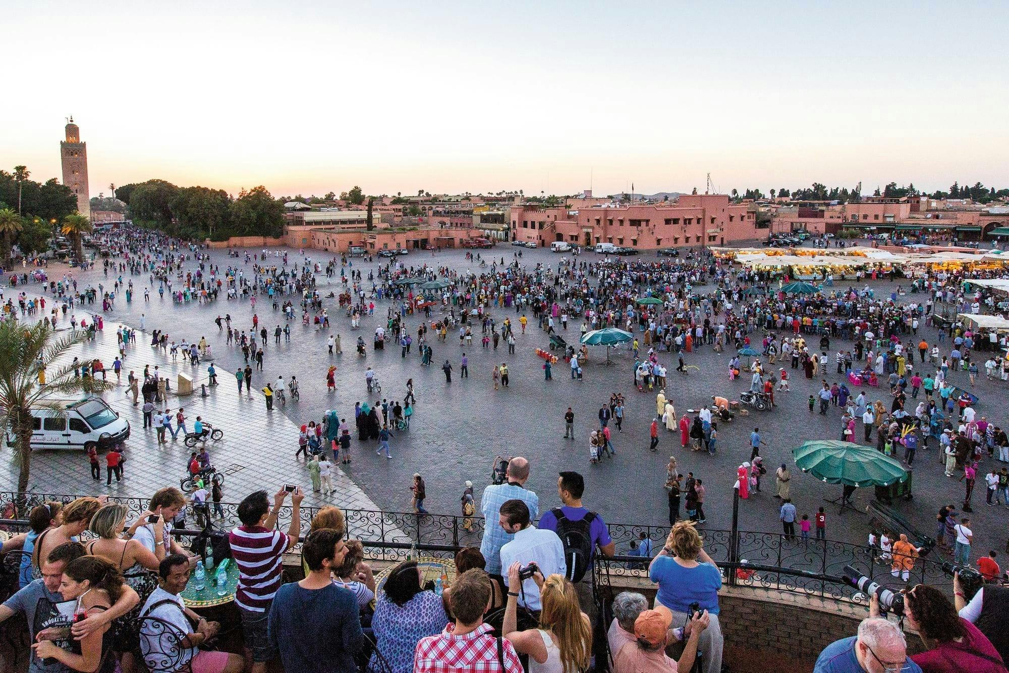 Private horse-drawn carriage tour of Marrakech by night