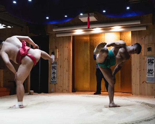 Asakusa sumo show and wrestler’s lunch experience