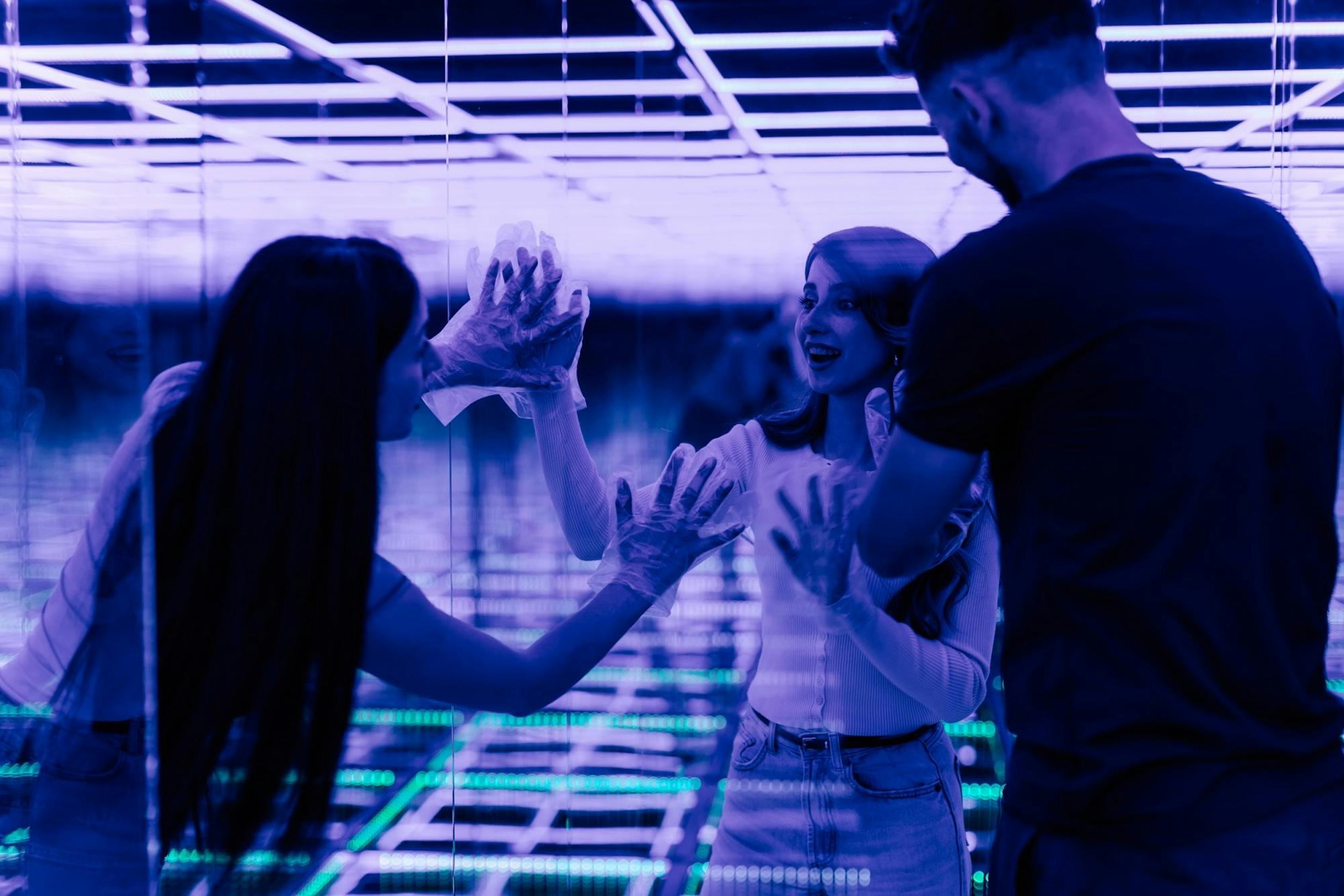 Eintrittskarte für das Museum der Illusionen mit Ausstellungen zu Licht und Wahrnehmung