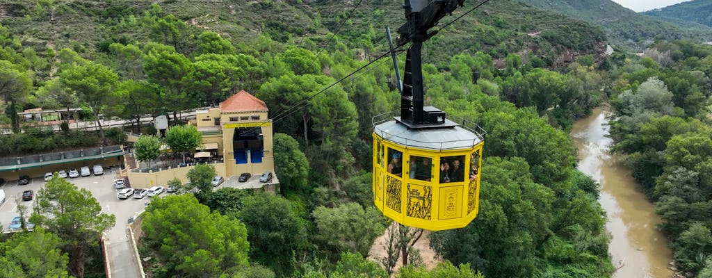 Montserrat downhill cable car ticket
