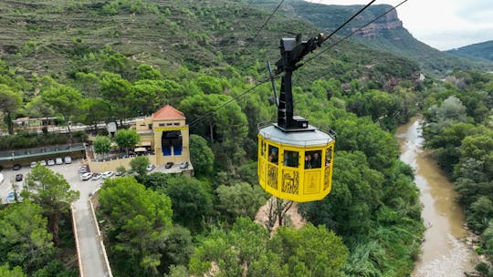 Montserrat downhill cable car ticket