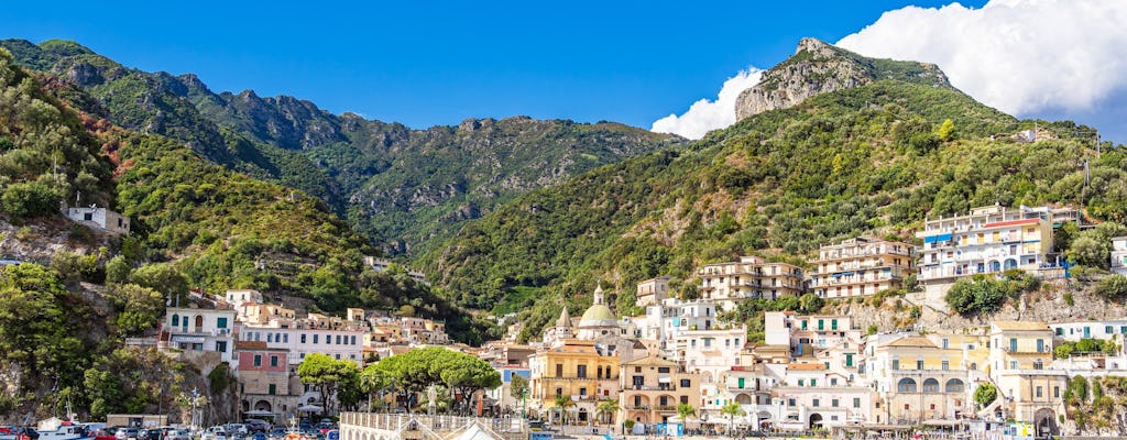 Visita guiada de dia inteiro a Amalfi e Cetara com passeio de barco