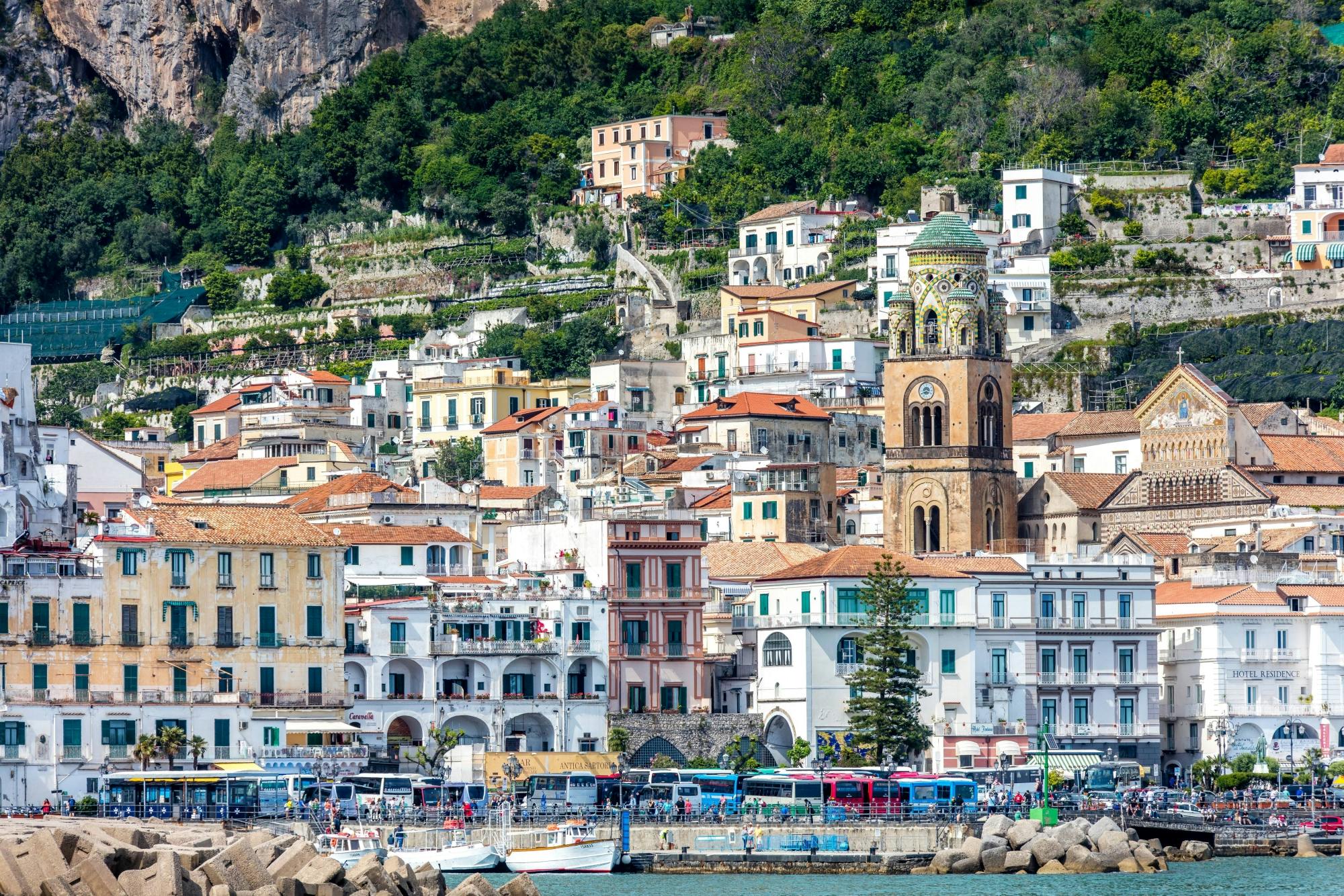 Guided evening tour of Amalfi and Cetara’s signature sights with transfers