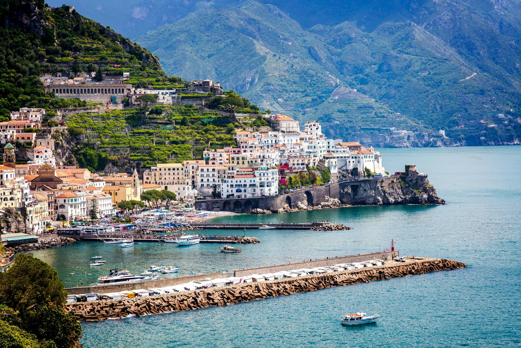 Guided evening tour of Amalfi and Cetara’s signature sights with transfers
