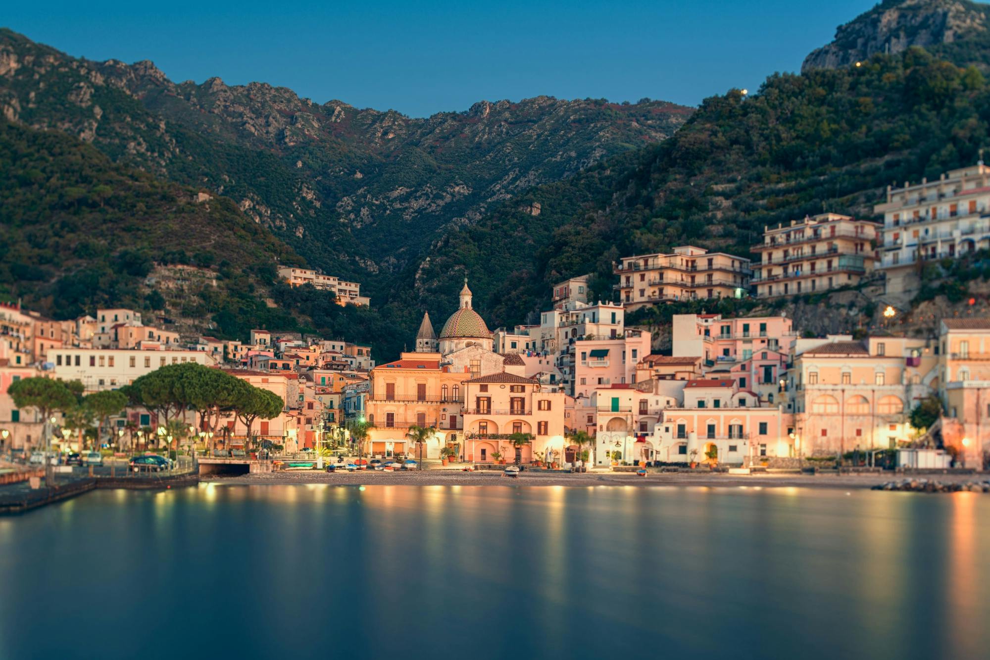 Guided evening tour of Amalfi and Cetara’s signature sights with transfers
