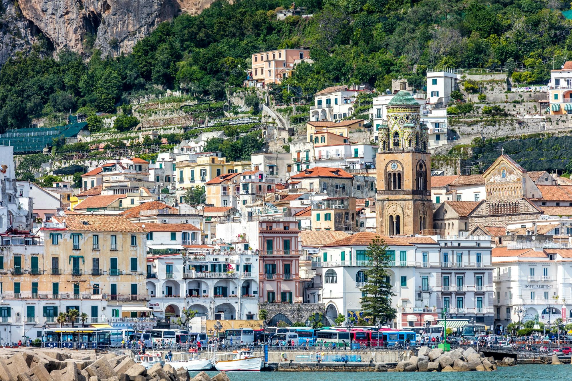 Guided evening tour of Amalfi and Cetara’s signature sights with transfers