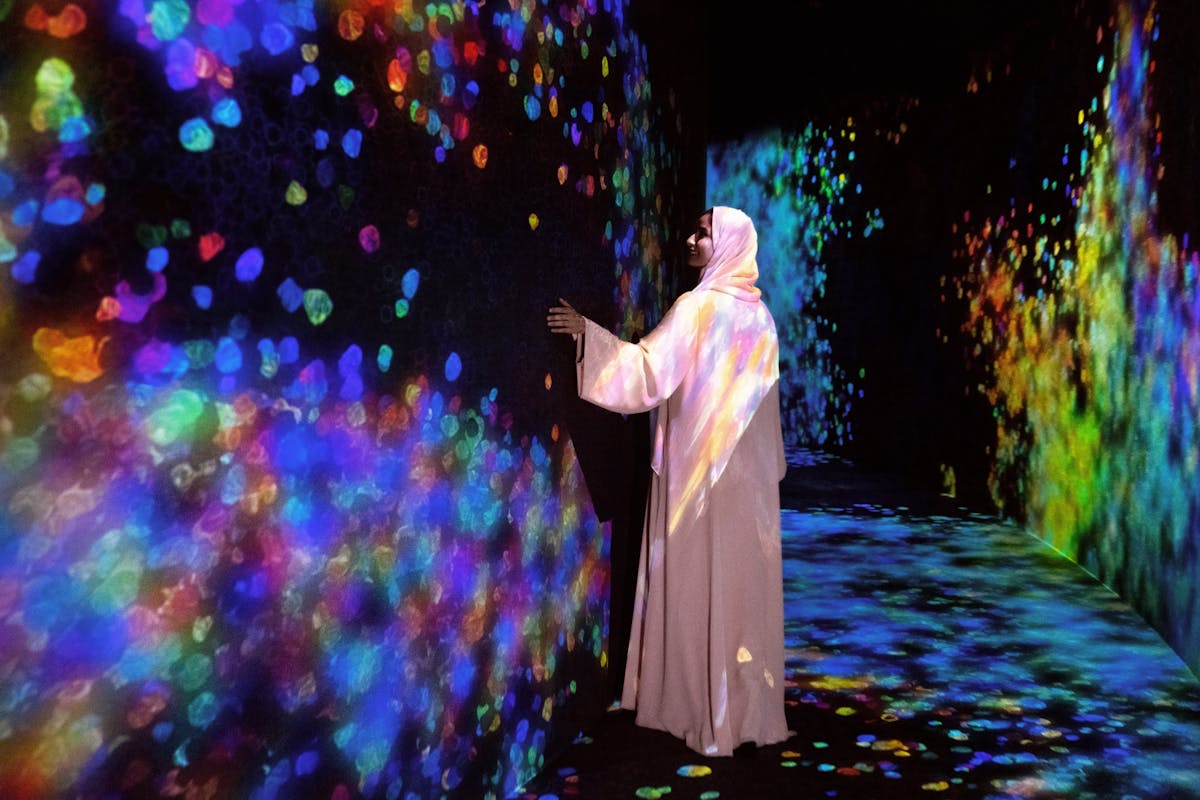 TeamLab Phenomena esperienza artistica multisensoriale Abu Dhabi biglietti