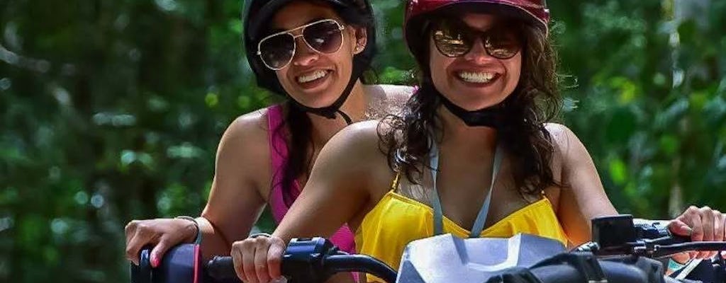 Cenotes Zapote Prehistoric Park with ATV adventure in Mexico