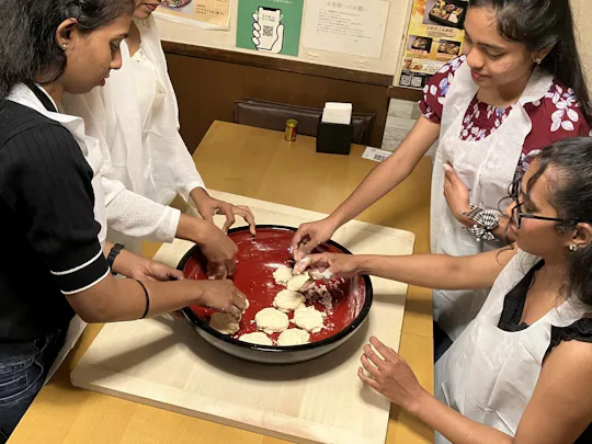 Oficina de confeção de udon autêntico em Nara