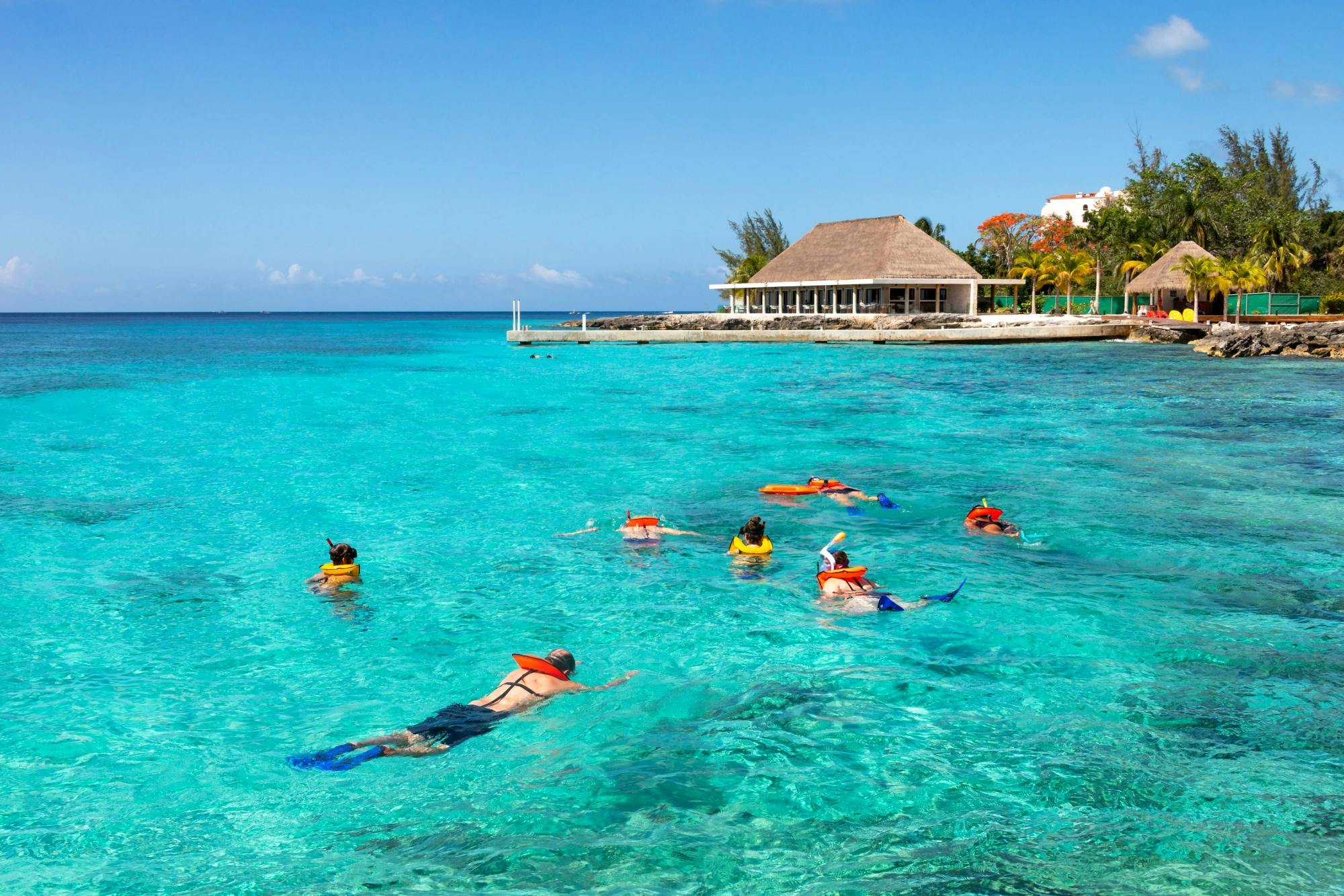 Cozumel guided snorkelling and island tour from Cancun