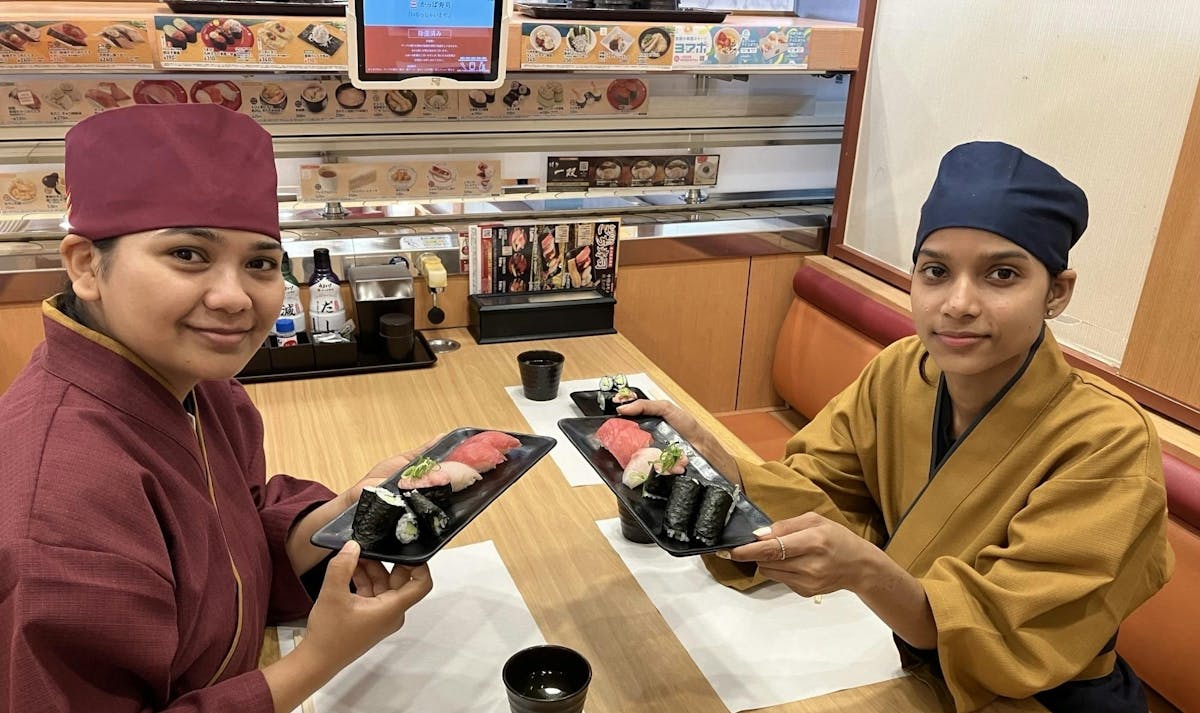 Ervaring met sushi maken in Osaka