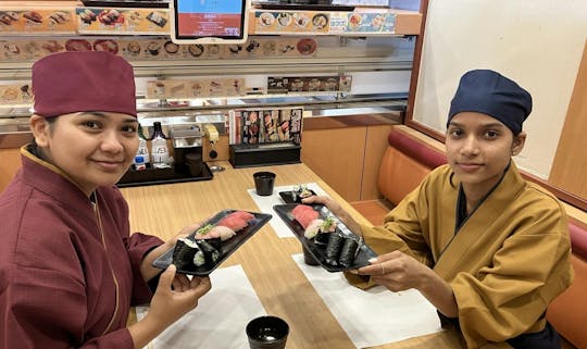 Sushi-Kocherlebnis in Osaka