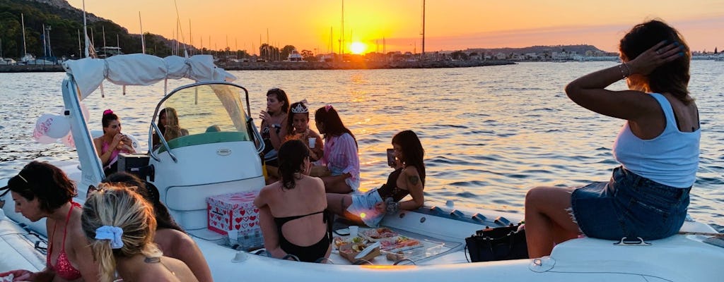 Sunset boat trip from Cagliari