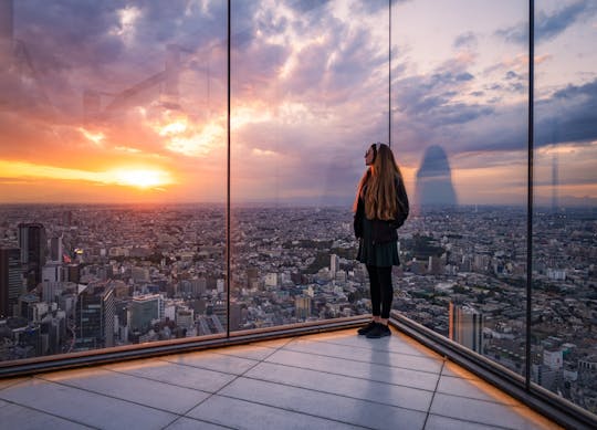 Shibuya guided walking tour and Shibuya Sky entrance tickets