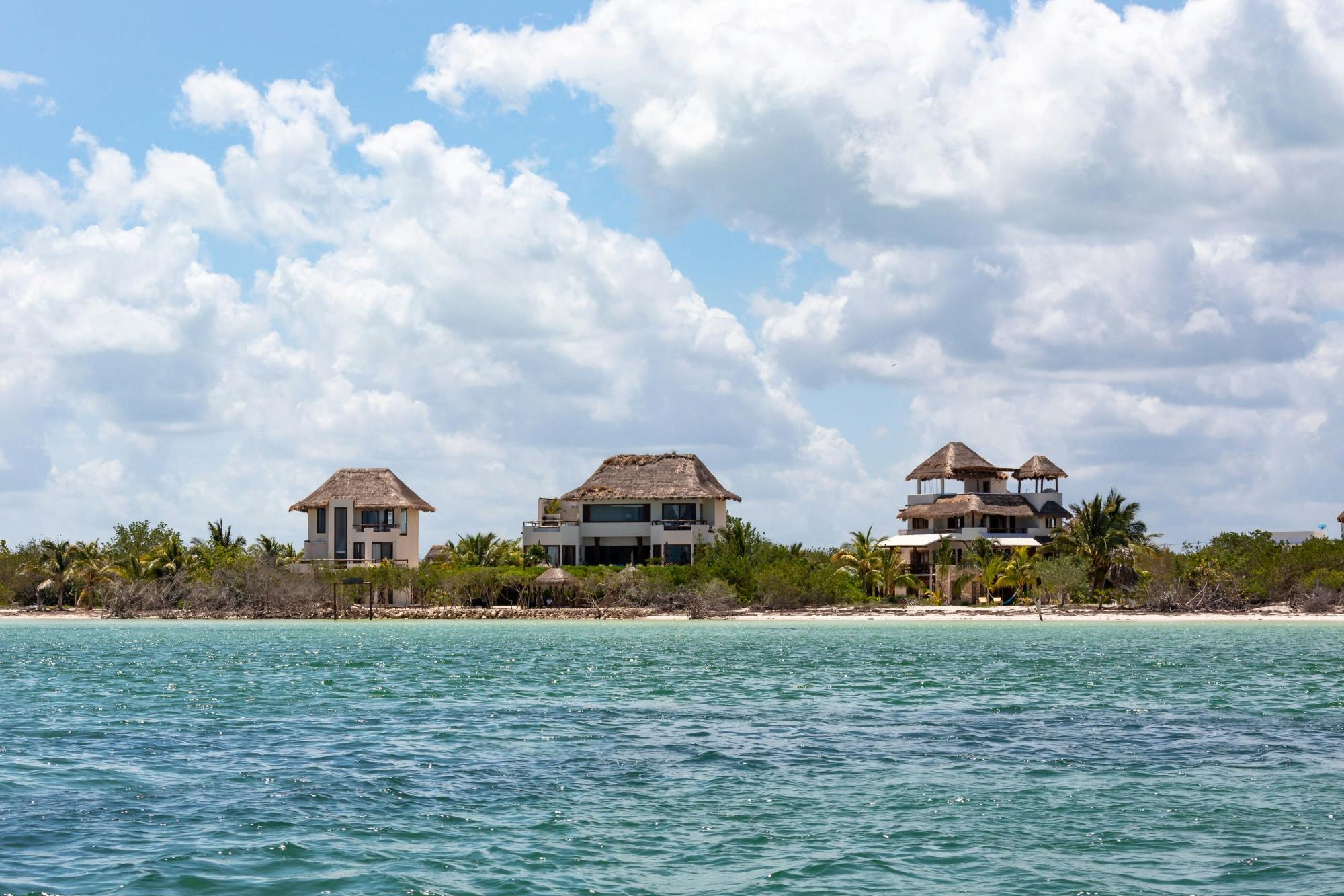 Full-day boat and golf buggy tour of Holbox Island from Chiquila