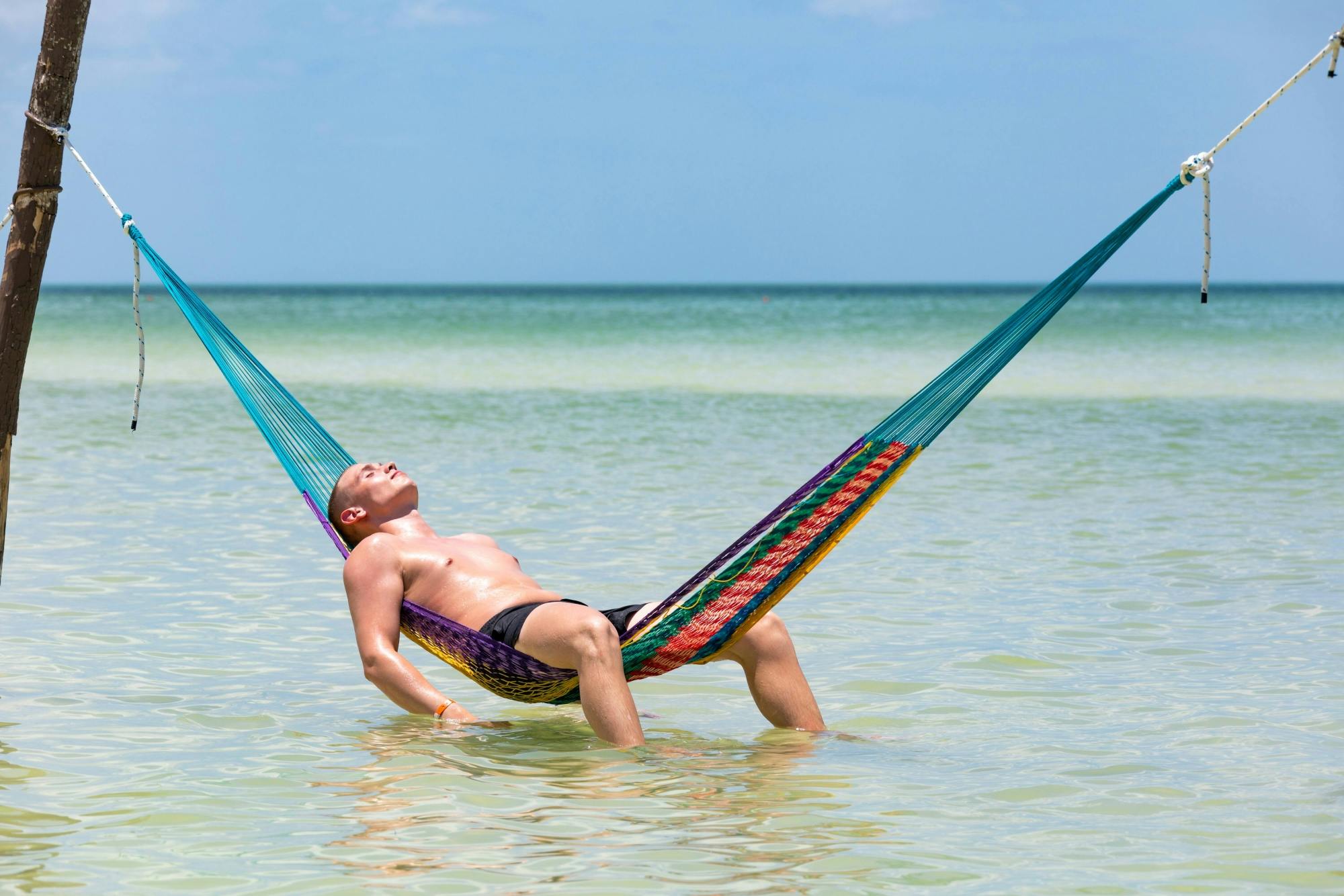 Full-day boat and golf buggy tour of Holbox Island from Chiquila