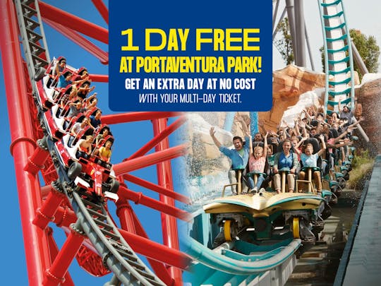 Tickets für PortAventura Park und Ferrari Land für 1, 2 und 3 Tage