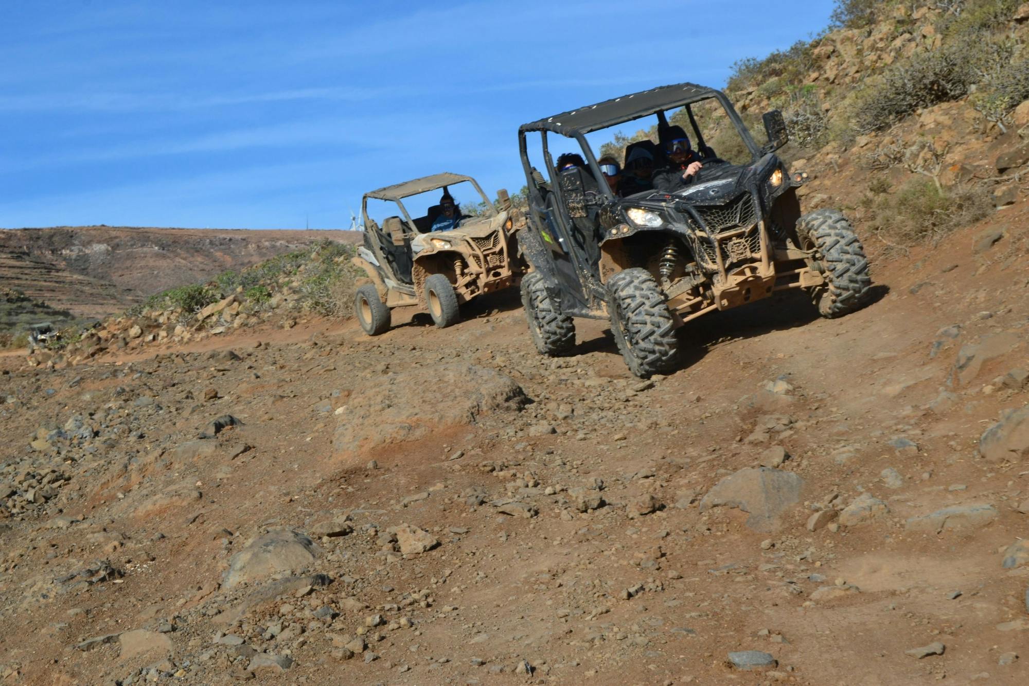 North Lanzarote mixed-terrain four-seater buggy tour with transfers