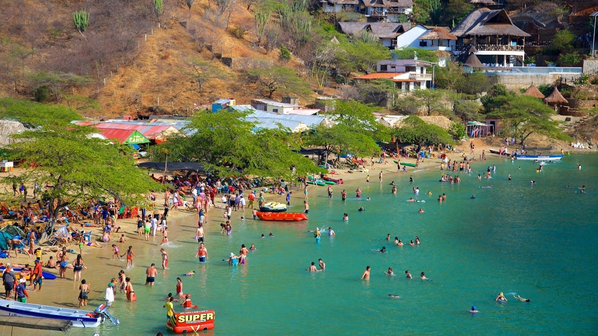 Hele dag Taganga en Playa Grande tour met lunch en snorkelen