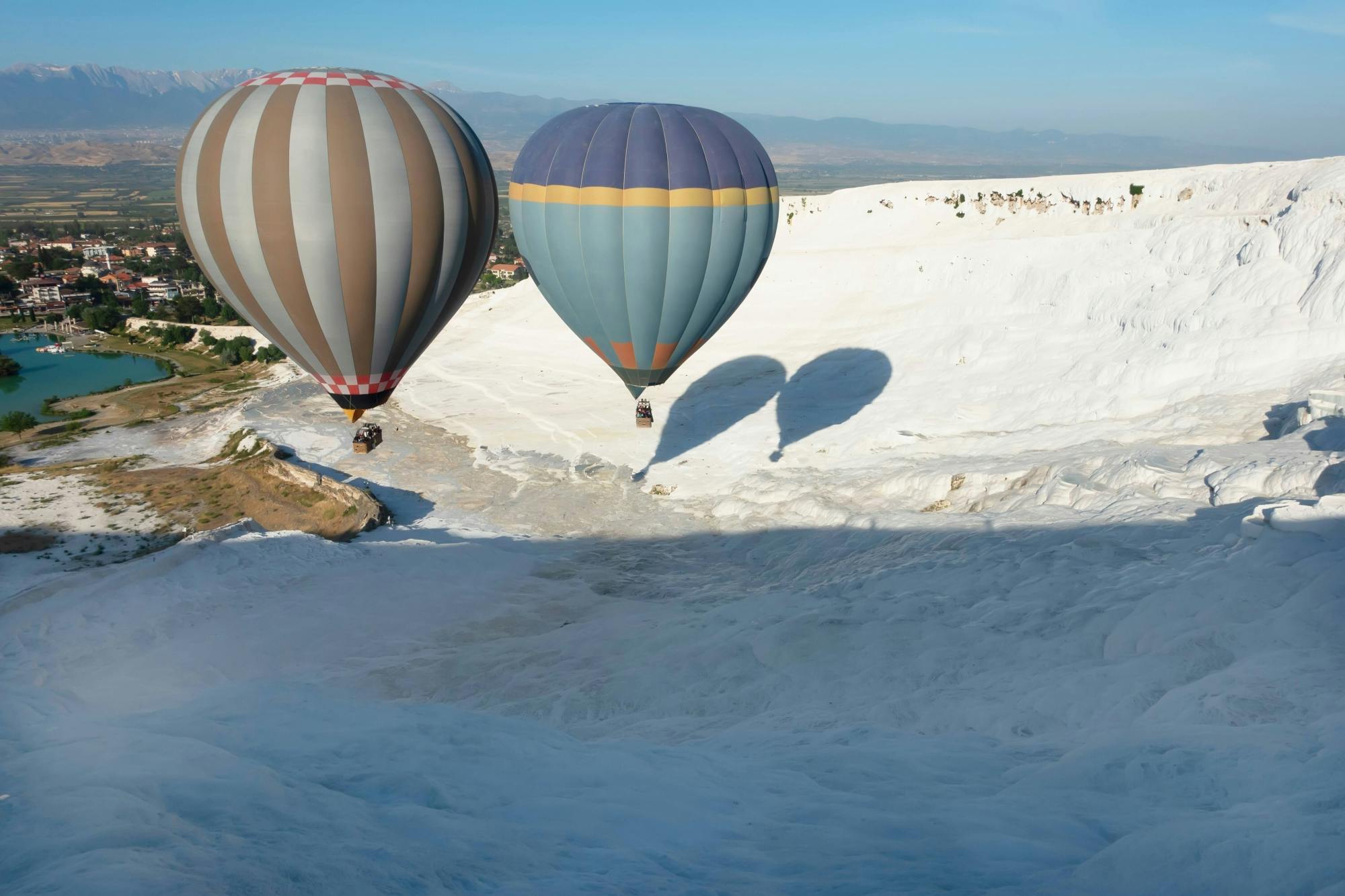 Pamukkale sunrise hot air balloon ride from Kusadasi